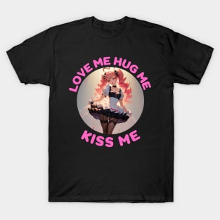 Anime Girl Love Me Beautiful Woman Anime Cosplay T-Shirt